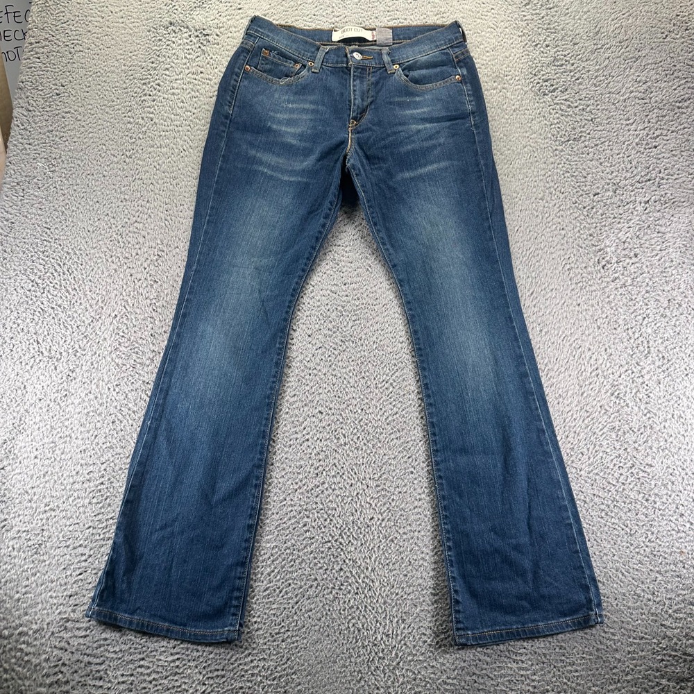 Levi's 515 Jeans Womens 6 Blue Cotton Denim Bootcut‎ Leg Faded Stretch Workwear